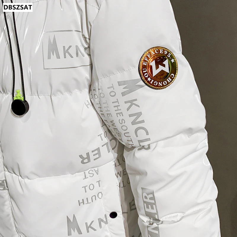XK 2023 New Men\'s Jacket Winter Cotton Clothes Korean Style Trendy Casual All-match Thicken Warm Coats .