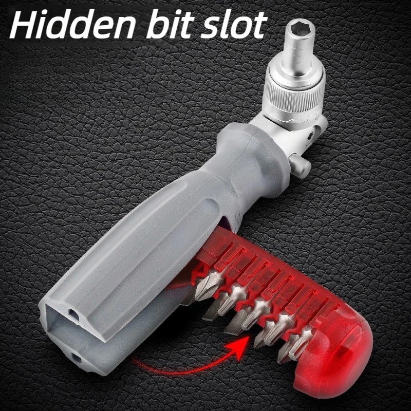 Ratchet Screwdriver 10 in 1 Mini Hand Screwdriver Set Multifunctional Adjustable Screwdrivers Portable Mechanical Screwdrivers