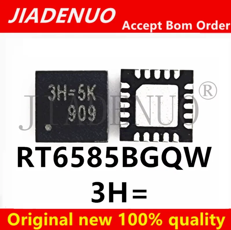 (5-10piece)100% New RT6585BGQW RT6585B 3H=1B 3H=2A 3H=1E 3H=1F 3H= QFN20 Chipset