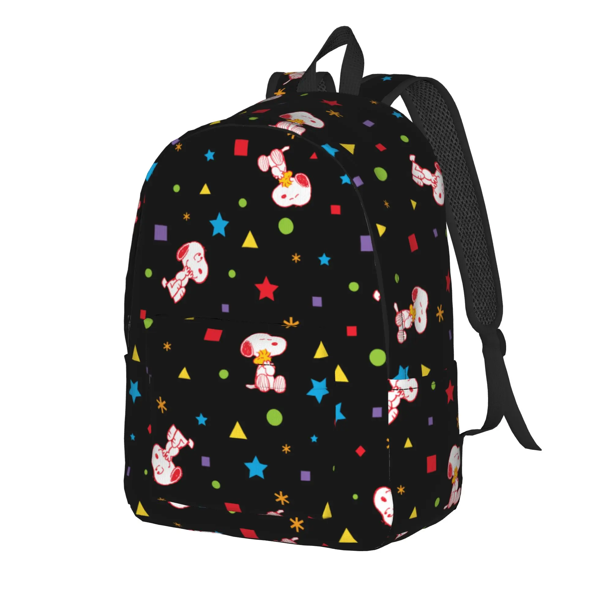 S-Dog-Snoopies Cartoon Backpack for Men Women Teenage Student Work Daypack  Laptop Shoulder Bag Sports