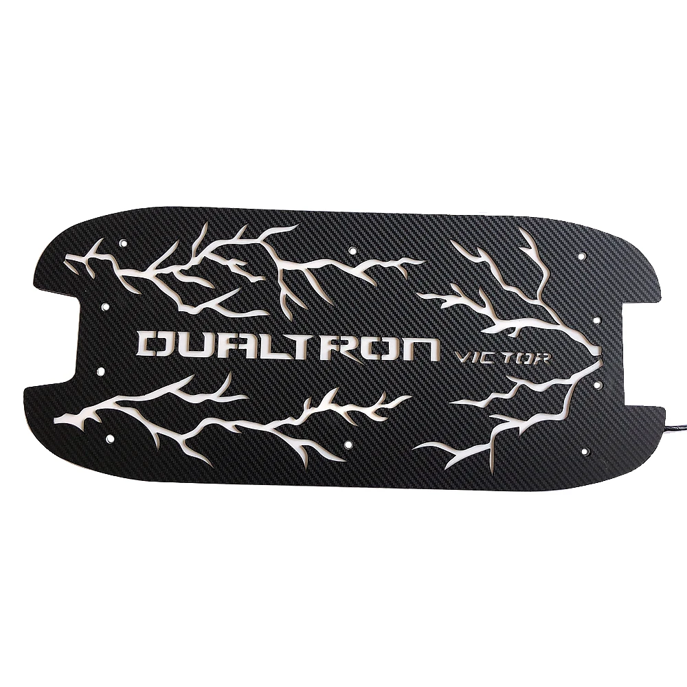 Customized 3D LED Acrylic Deck Cover for Dualtron Victor, Scooter Accessories, Pedal, Electric Skateboard Protective Cover