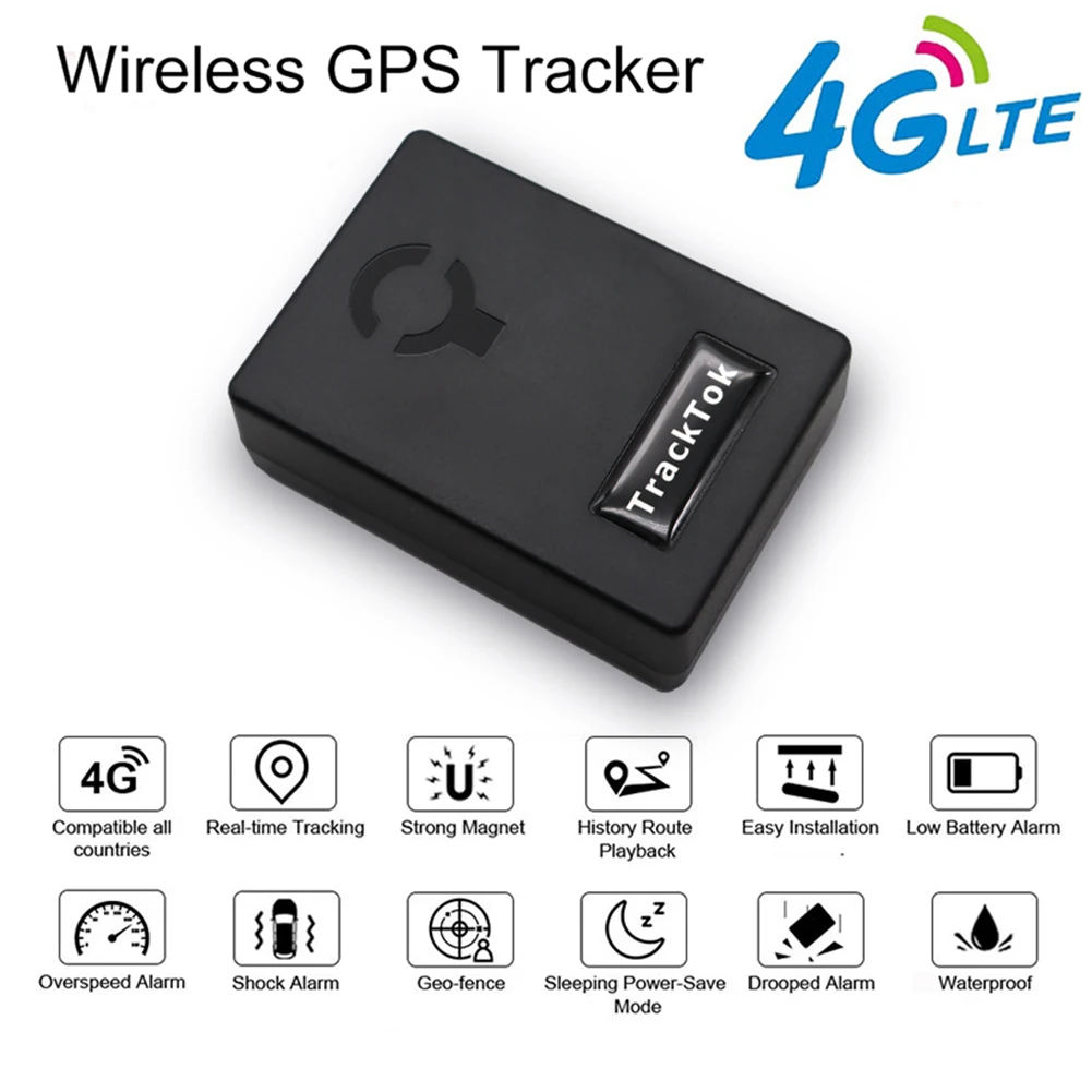 1PCS Car GPS Tracker Automatic Alarm Motorcycle Vehicle Wireless Mini GPS Trackers Magnetic Anti-lost Locator Car Accessories