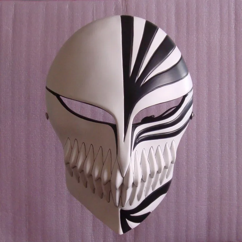 Halloween Horror Death Mask, Kurosaki Ichigo, Full Face Mask, Anime Gundam, Hand-made, White Model, Party