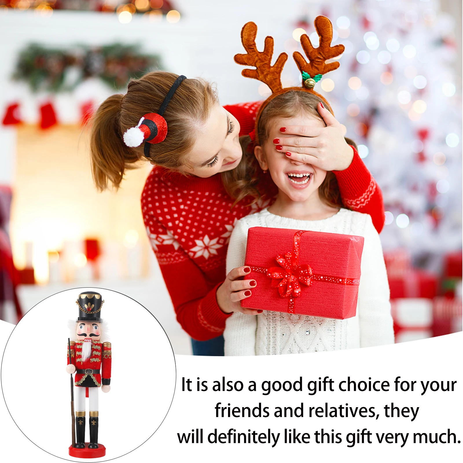 

Decor Nutcracker Ornament Xmas Ornaments Holiday Nutcrackers Toy Set Christmas Table Shelf Figurine Office