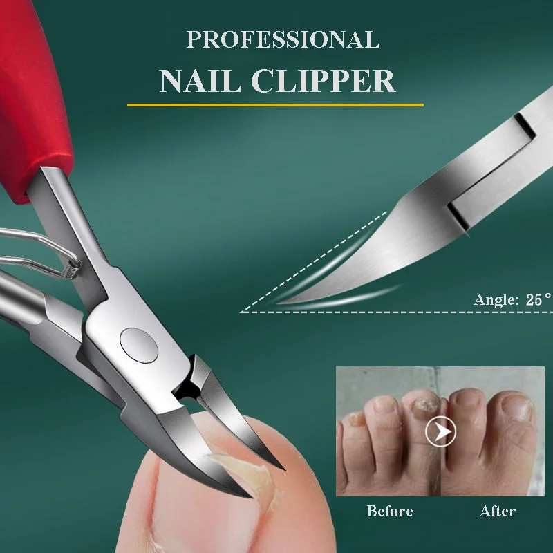 Toenail Clippers Dead Skin Remove Nail Ingrown Eagle Nose Nipper Cuticle Scissors Nail Cutter Foot Care Tools Pedicure Manicure