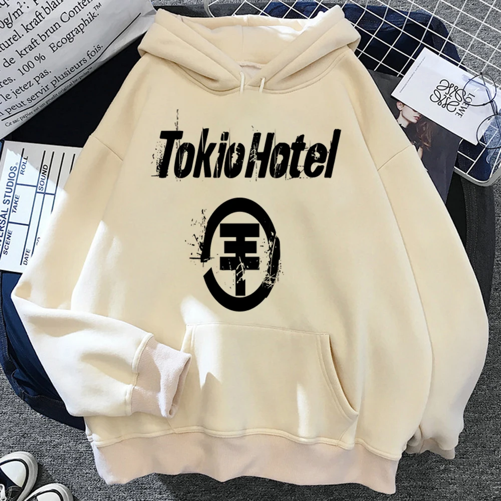 tokio hotel hoodies women harajuku hip hop anime printed women hoddies printed