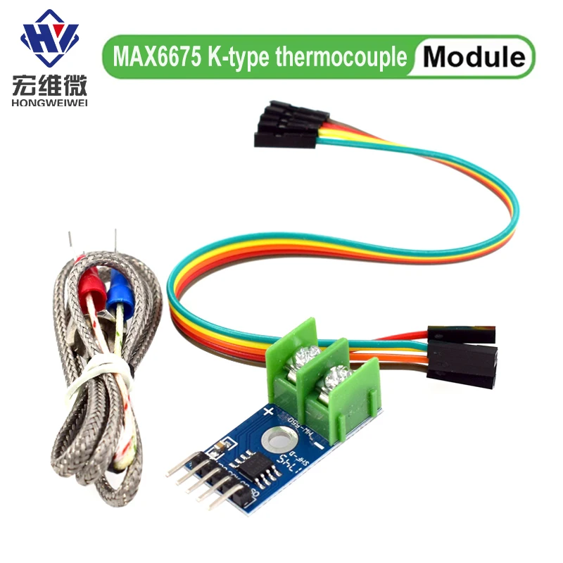 MAX6675 Module + K Type Thermocouple Thermocouple Senso Temperature Degrees Module