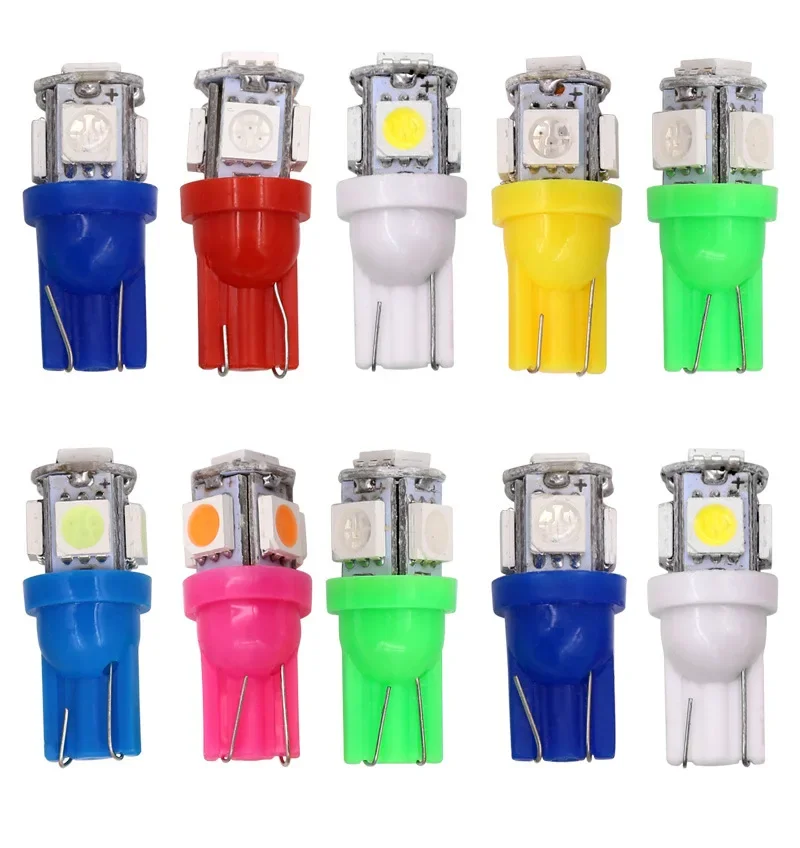 T10 Led 5050 Lampada Light Smd Led Instrument Panel Lights Wedge Car Dashboard Led Interior Lights Led Bulb Side Marker Lamp