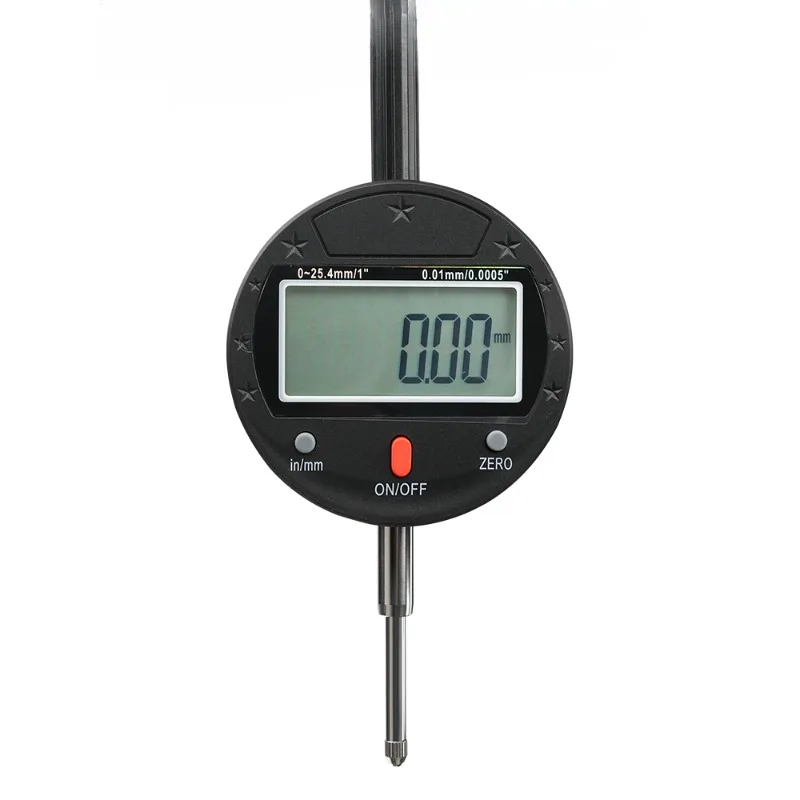 Digital display micrometer 0-12.7 waterproof 25.4 high-precision 0.001 electronic 50, one set of height counting display meter