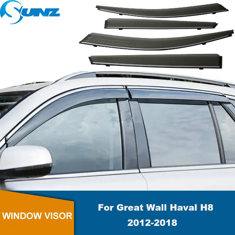 

Side Window Deflector For Great Wall Haval H8 2012 2013 2014 2015 2016 2017 2018 Car Window Visor Rain Guard Weathershield