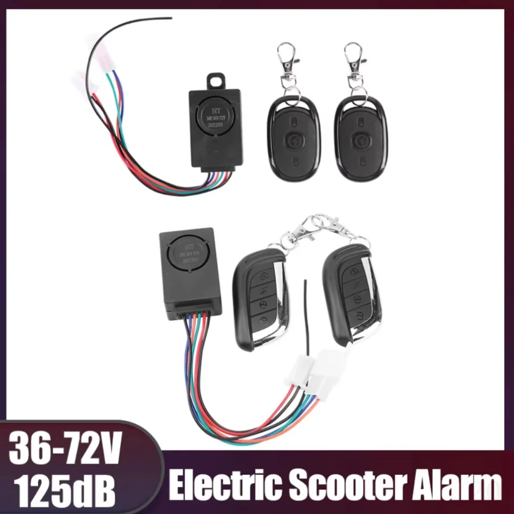 

Противоугонная сигнализация: Умная система безопасности 8-72В для электровелосипедов, беспроводное дистанционное управление, устройство охранной сигнализации для электросамокатов