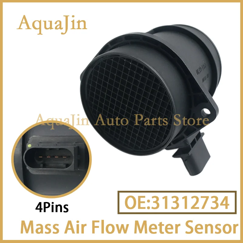 

31312734 Mass Air Flow Sensor For Volvo C30 C70 S40 S60 S80 V50 V70 XC60 XC70 XC90 30677251 30677999 31331525 31459402 Auto Car