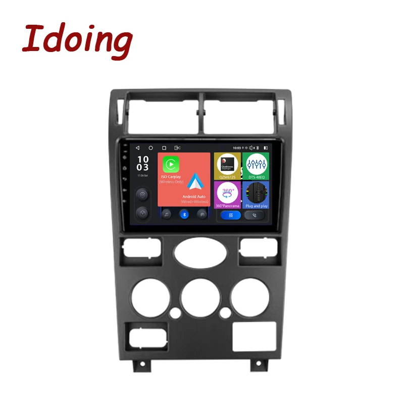 

Idoing9"Car Stereo Head Unit 2K For Ford Mondeo 3 2000-2007 Android Radio Multimedia Video Player Navigation GPS Audio No 2din