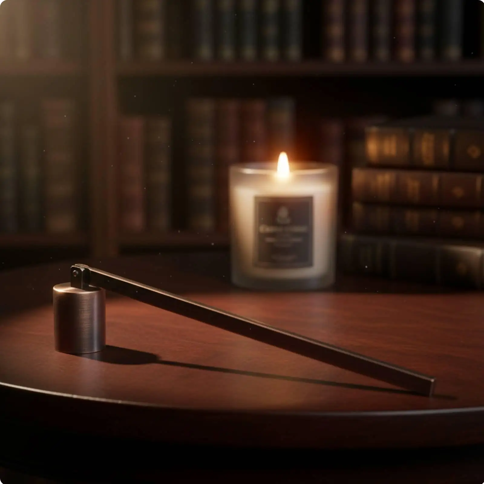 Candle Reduces Smoke Candle Bell Prevents Beeswax Splatter Bell Wick Douser for Wedding, Meditation Studio