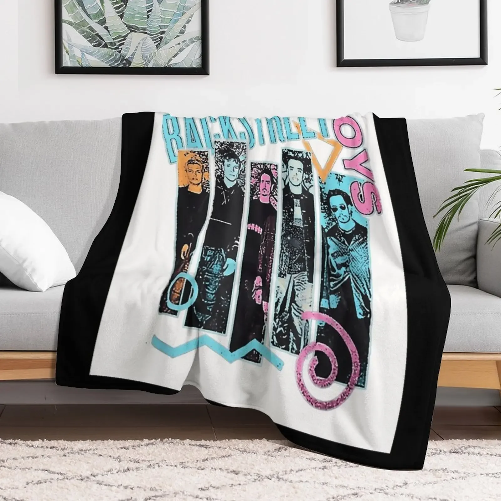 Backstreet Boys Backstreet Boys – Quit Playing Games Heart Throw Blanket Soft Comfort Blanket for Reading Watching TV