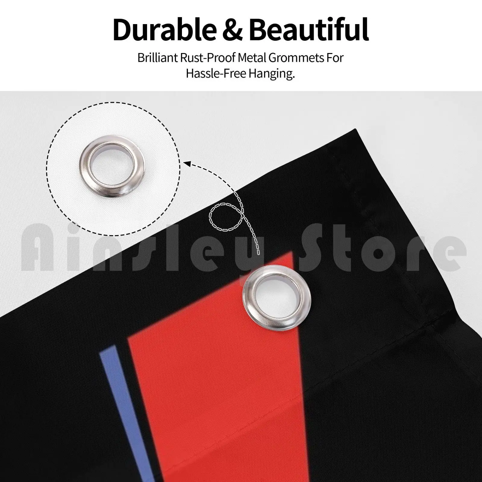 Flag Car Flag Lightning Bolt 3268 Face Cover Lightning Bolt Lightning Bolt Music Black Right