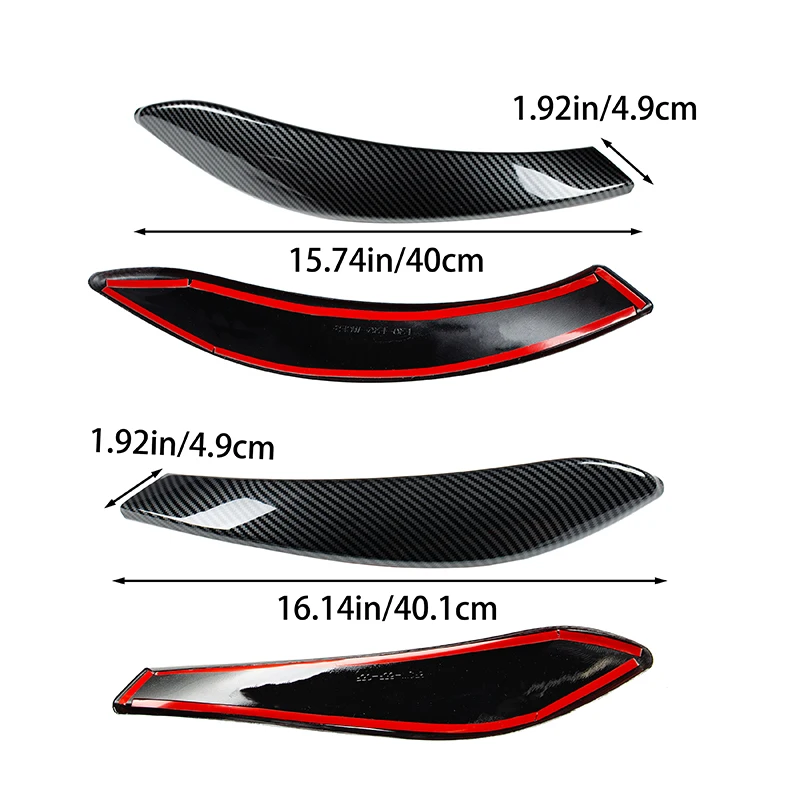 4Pcs Interior Door Handle Cover Trim Carbon Fiber Look For BMW 3 Series F30 F31 2012-2019 3GT F34 2013-2019 F33 F36 2014-2019