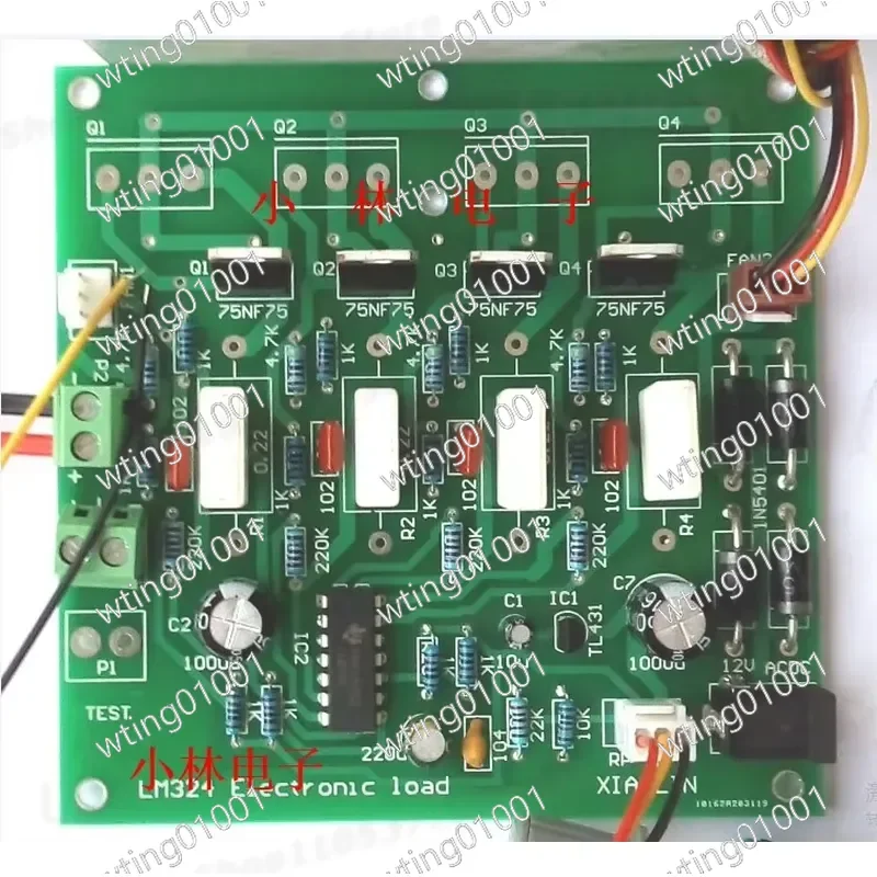 for Electronic Load Tester 150W Power Supply Module Adjustable Current Voltage 0-10A at 15V or 2.5A at 60V DIY Assembly Kit