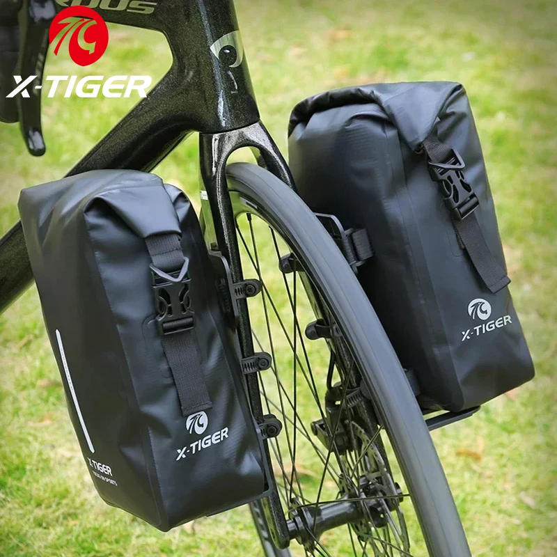 

X-TIGER 6L сумка для хранения на велосипед, квадратная быстросъемная Женская водонепроницаемая сумка, сумка для велосипеда, передняя сумка большой емкости для велосипеда