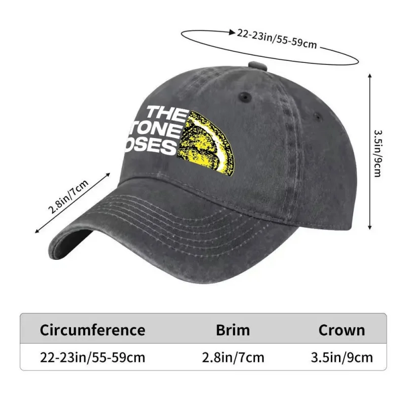 Stone Roses Casual Baseball Cap Adjustable for Outdoor & Everyday Wear Relaxed Street Style