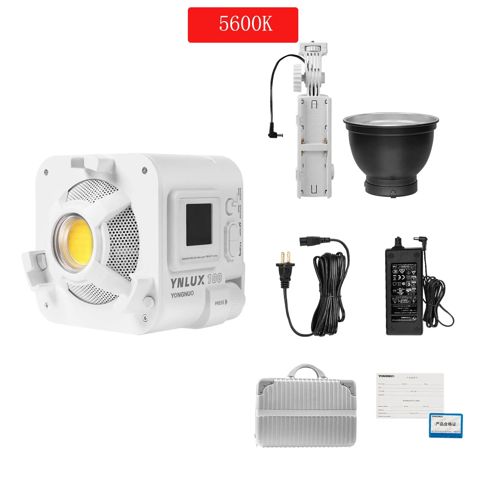 Yongnuo LUX100 Đèn LED Chụp Ảnh Phòng Thu Ánh Sáng Cho Tiktok Youbute Trò Chơi Video Trực Tiếp Chiếu Sáng 100W Di Động Quay Phim Chụp Ảnh