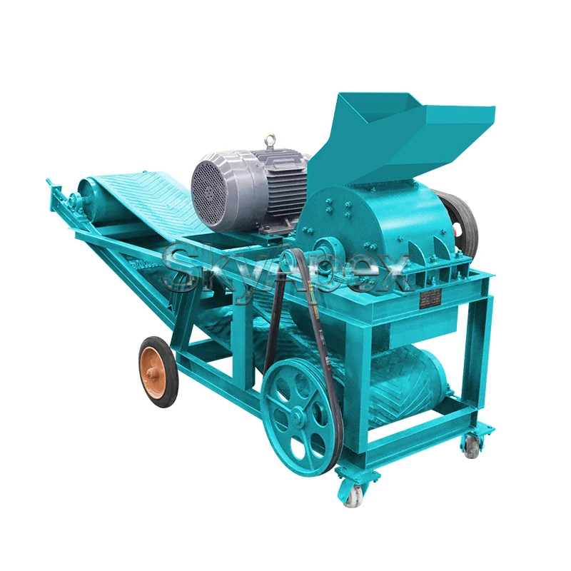 Mobile Small Hammer Crusher Concrete Coal Gangue Construction Waste Crushing Machine Pebble Clay Block Sand Making Equipment
