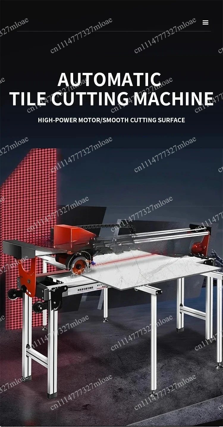 Portable Electric/Manual Tile Cutting Machine-Multi-Material Tool for Stone,Marble,Ceramic & Granite Cutting Work,45° Chamfering