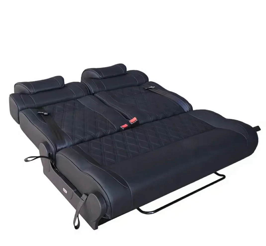 2023 Hot Sale Custom Refitted Multi-Functional RV Seat Bed Adjustable Reclining Luxury Van Seat For MPV Truck Made Of Leather