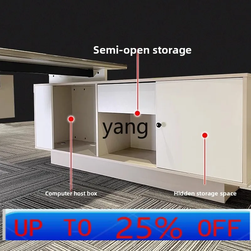 

LH Simple Modern Manager Supervisor Desk Office Furniture Combination Computer Desk