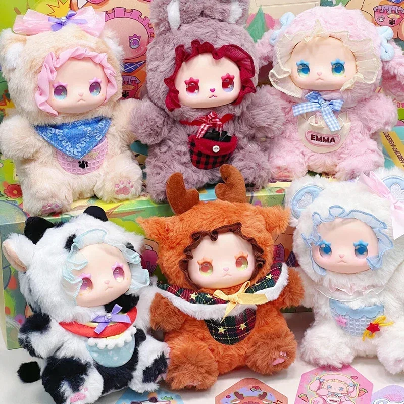 

LOVELY EMMA карманный кулон в виде животного, виниловая слепая коробка, игрушки, хлопок 1, поколение, аниме-фигурки, коллекция Mystery Box, куклы, рождественские подарки