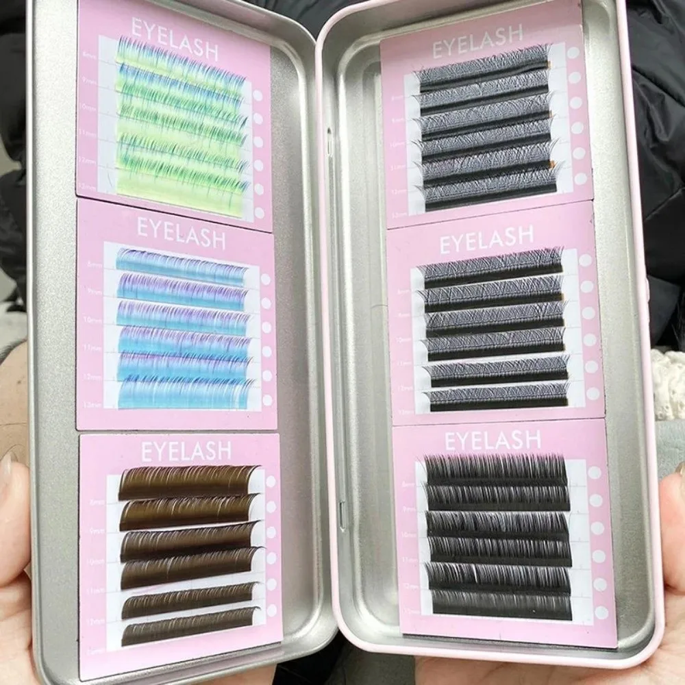 Portable Magnetic Storage Box for Eyelash with Display Palette Tray Space Saving Lash Organizer Case Professional