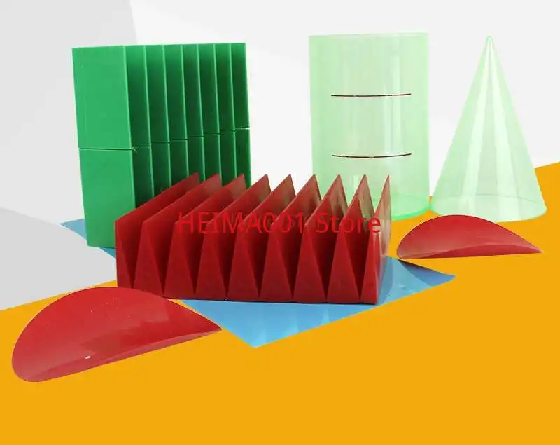 Cylindrical Cone Volume Teaching Aid Primary School Mathematics Cylinder Model Volume Surface Area Teaching Instrument