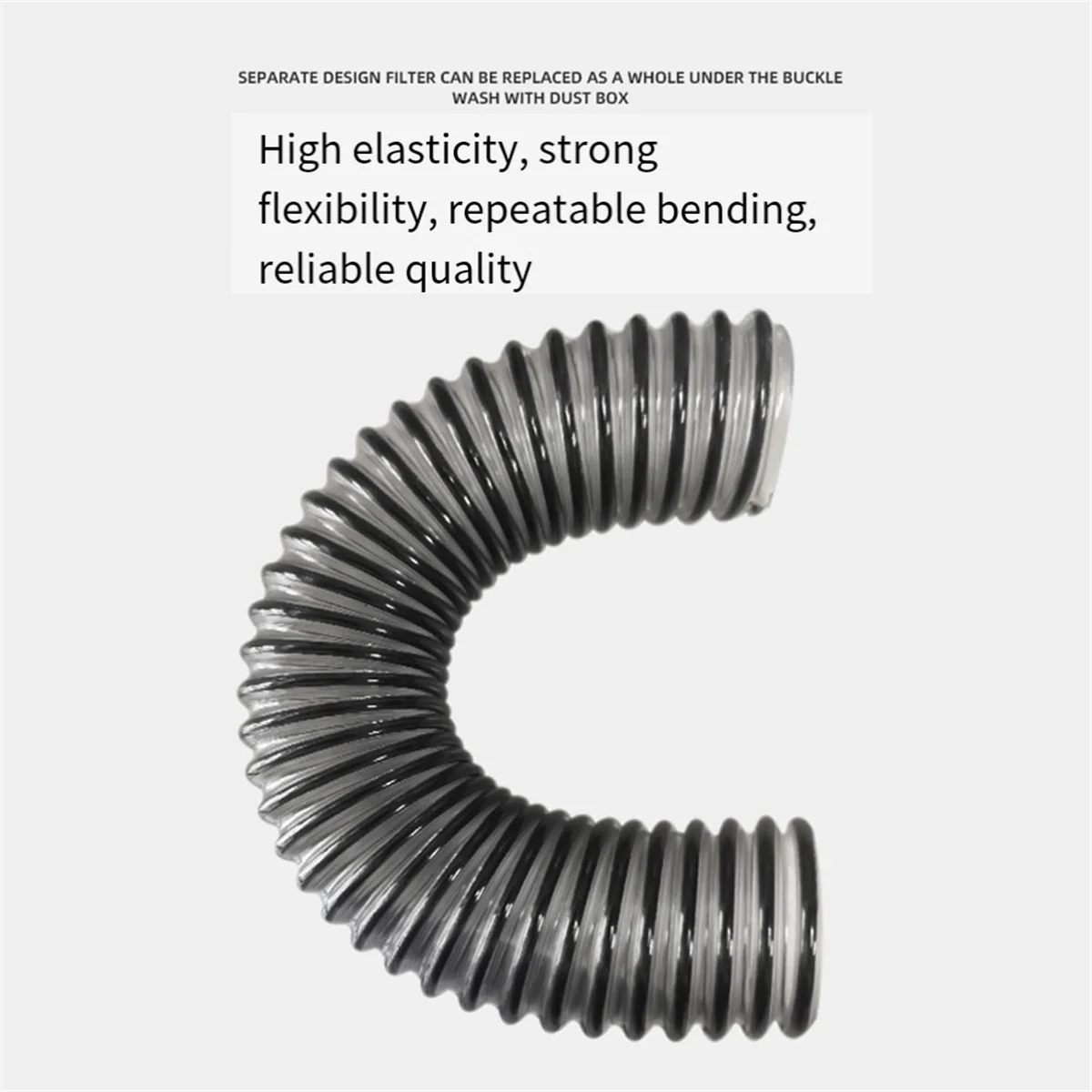 A62X 6 قطعة لملحقات غسيل الأرضيات بيسيل 1/2/3/4/5 جيل أنابيب الصرف الصحي المموج خرطوم الكوع الملحقات