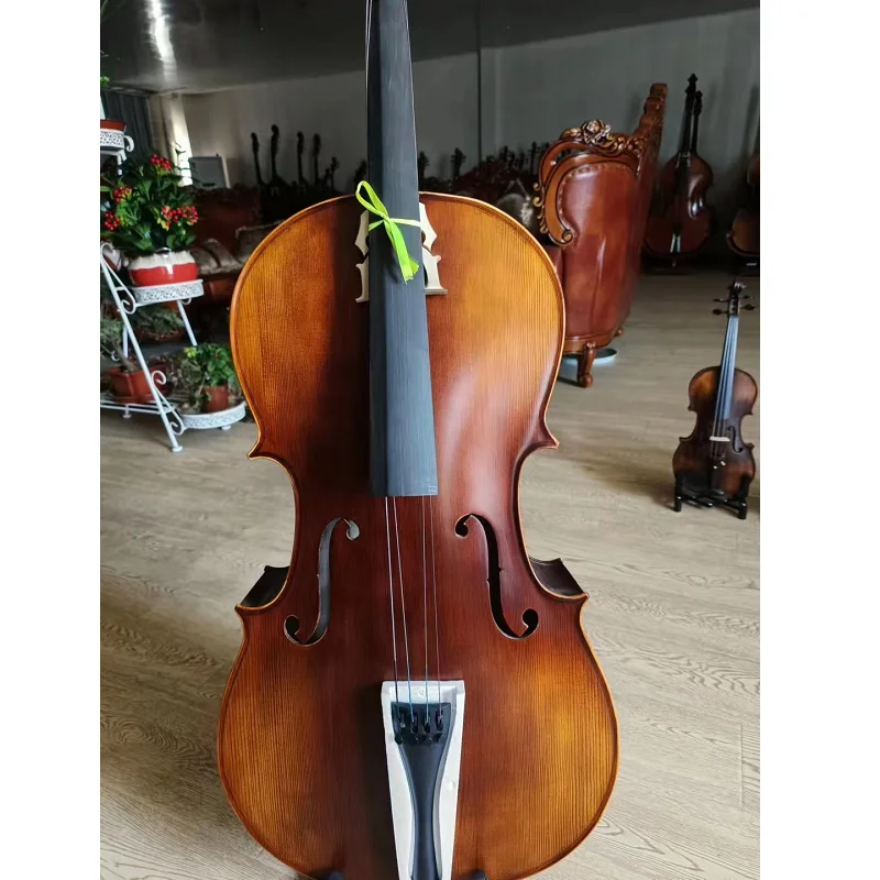 

4/4 Hot Sale Wholesale Custom Handmade Solid Spruce Maple Wood Professional Cello