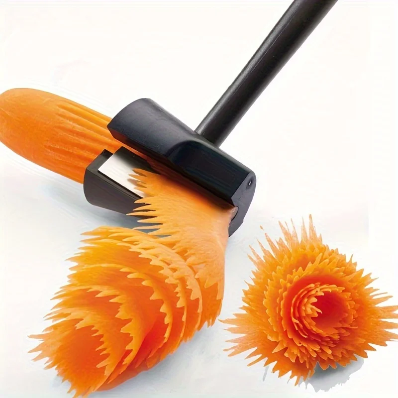 1PC Multi Functional Rotary Flower Cutter, Rotary Funnel Shredder, Melon, Fruit, Vegetable Flower Curler