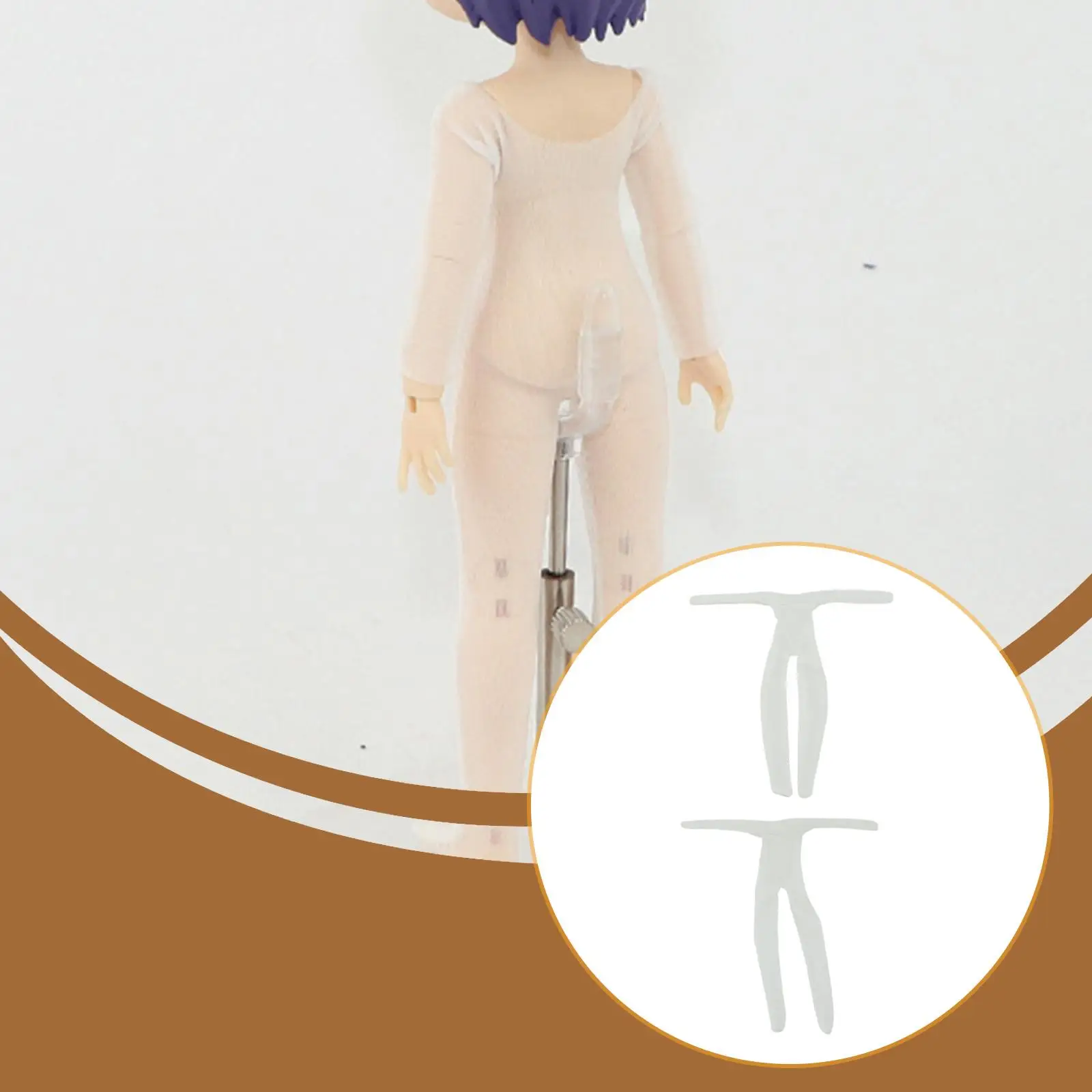 

Long Sleeve Mini Doll Jumpsuit Women Outfit Mesh Costume for BJD Doll 1 6 Action Figure Dress Up