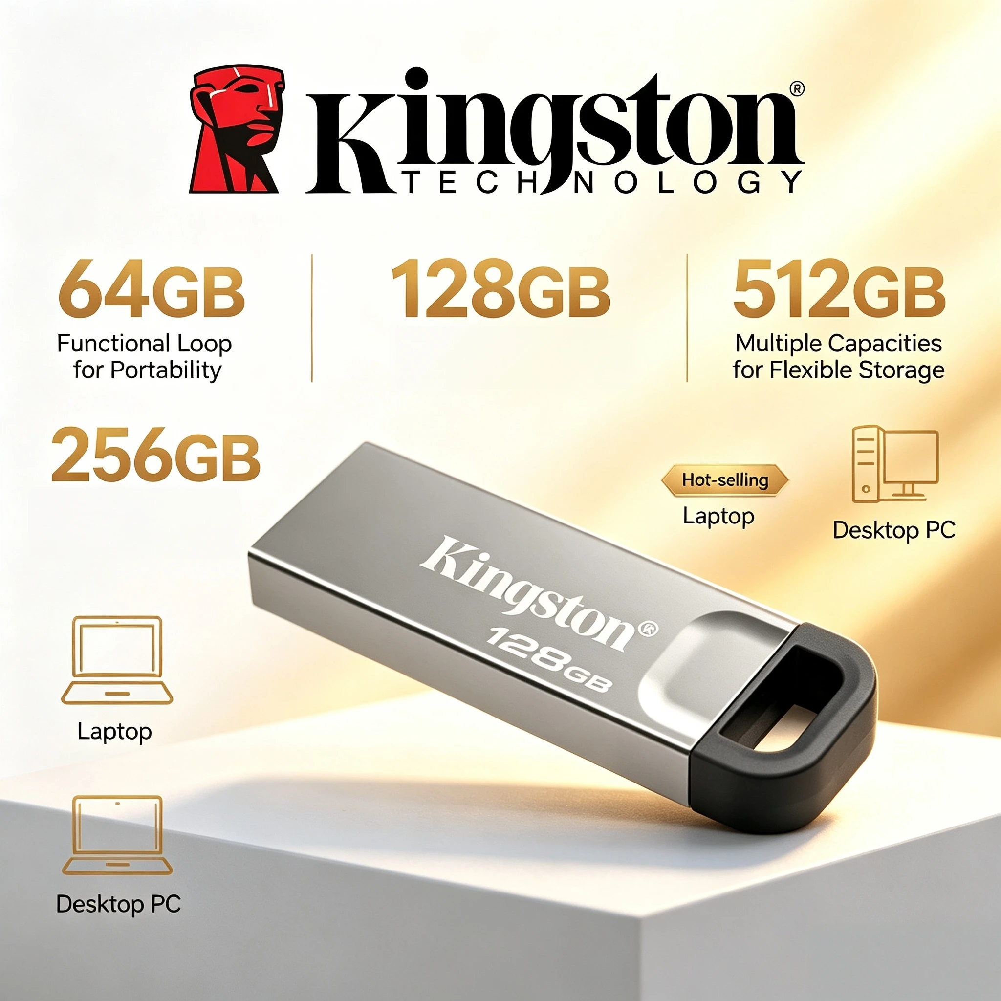 Kingston DataTraveler Kyson 64GB 128GB 256GB 512GB USB 32 Gen1 200MBs Flash Drive for Computer PC Laptop Pro Transfer