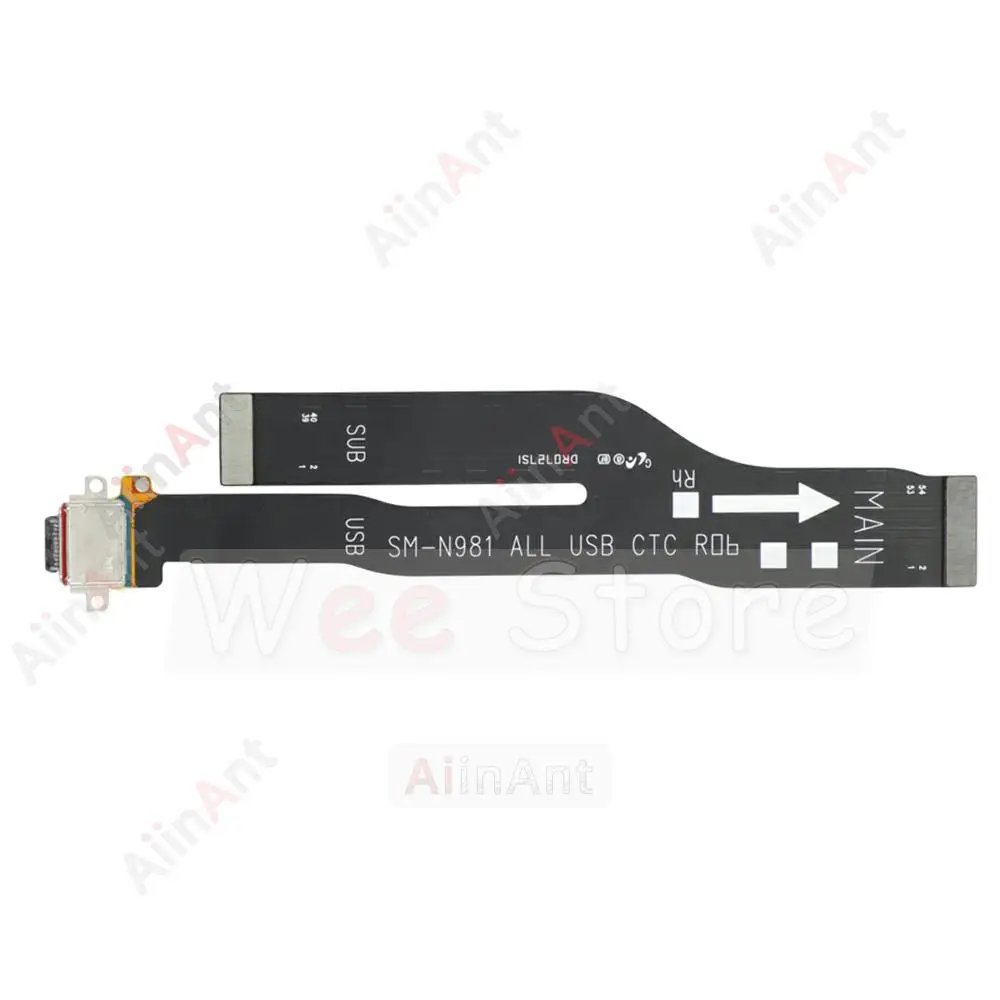 AiinAnt USB Charger Board Dock Charging Port Flex Cable For Samsung Galaxy Note 10 20 Ultra Plus Lite N986B N981 N976B