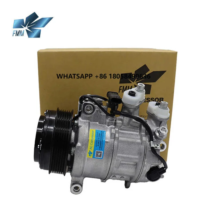 

A0008303002 12V Auto Air Compressor Car for Mercedes Benz GLC W213 S600 W204 W205 E207 E212 447140-1982 Aircon Compressor Pump