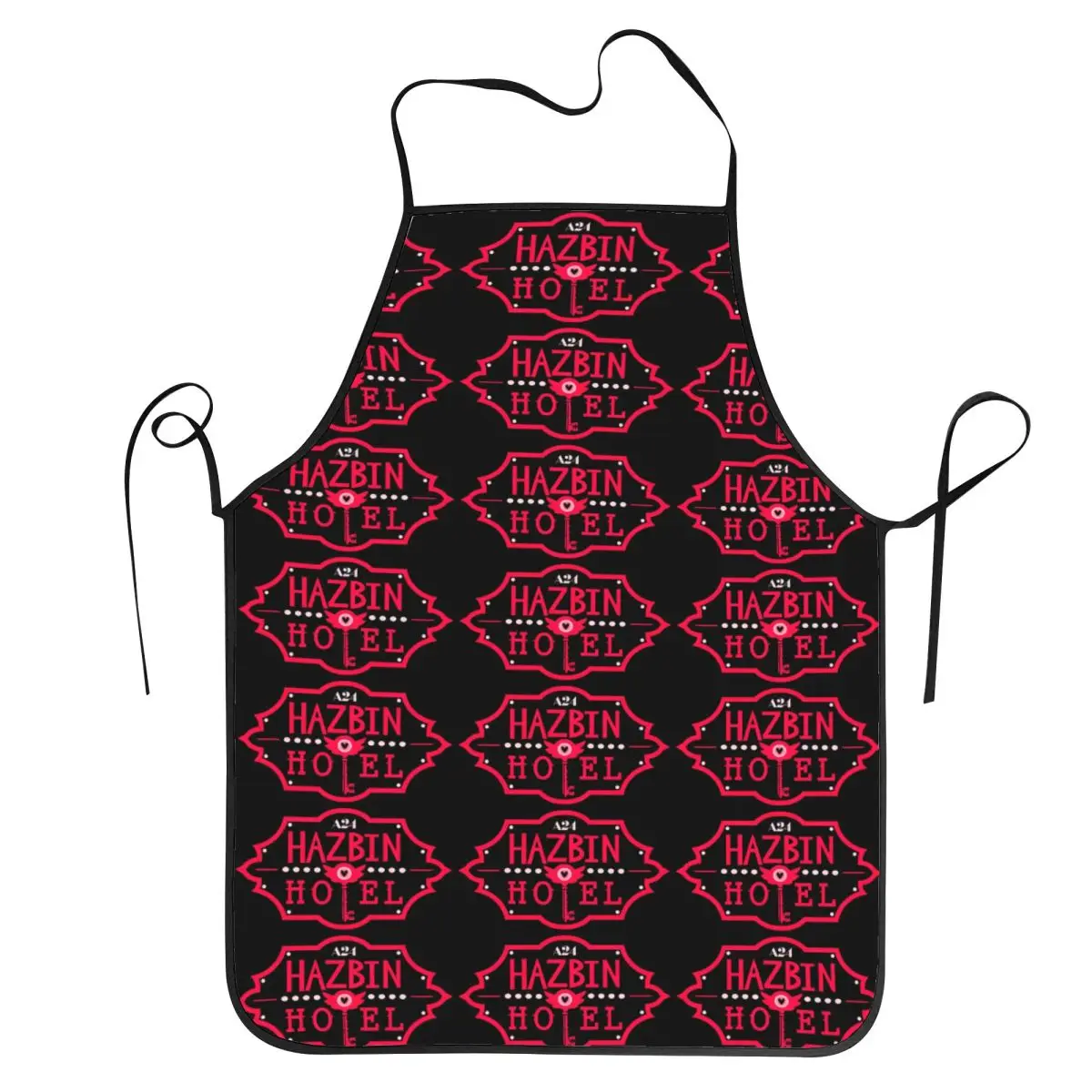 Hazbin Hotels Comedy Anime America Song And Dance Aprons Chef Cuisine Tablier Bib Kitchen Cleaning Pinafore for Women Men