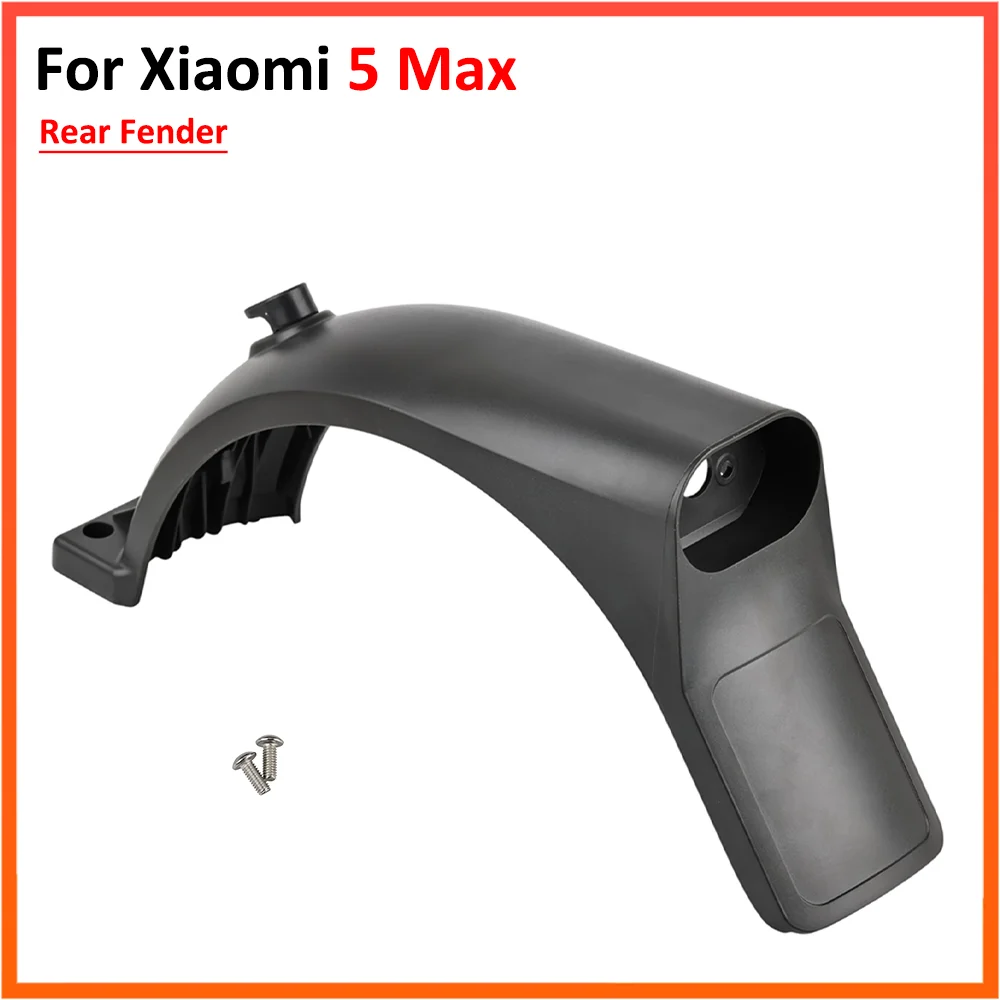Garde-boue arrière pour trottinette électrique Xiaomi 5 Max, protection contre les éclaboussures avec vis de fixation et crochet