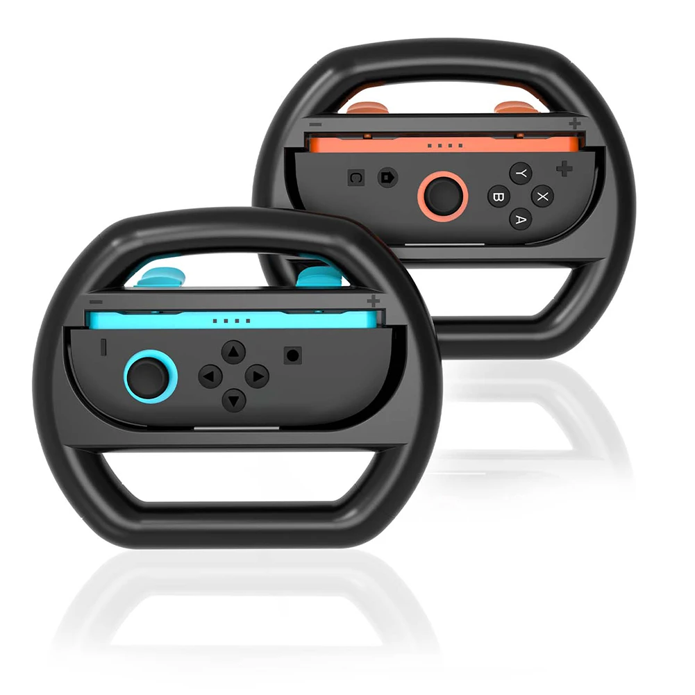2 pièces/ensemble volants de course pour Switch 2 poignées de poignée roue de jeu de course en plastique pour Nintendo pour Switch 2 accessoires de jeu