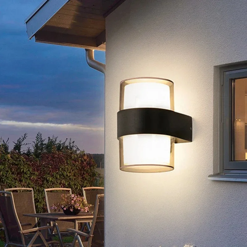 Outdoor Wall Lamp Waterproof  Wall Lights AC85-265V 10W Indoor Porch Light Room Decor Bedside Lamps  Aisle Garden Yard