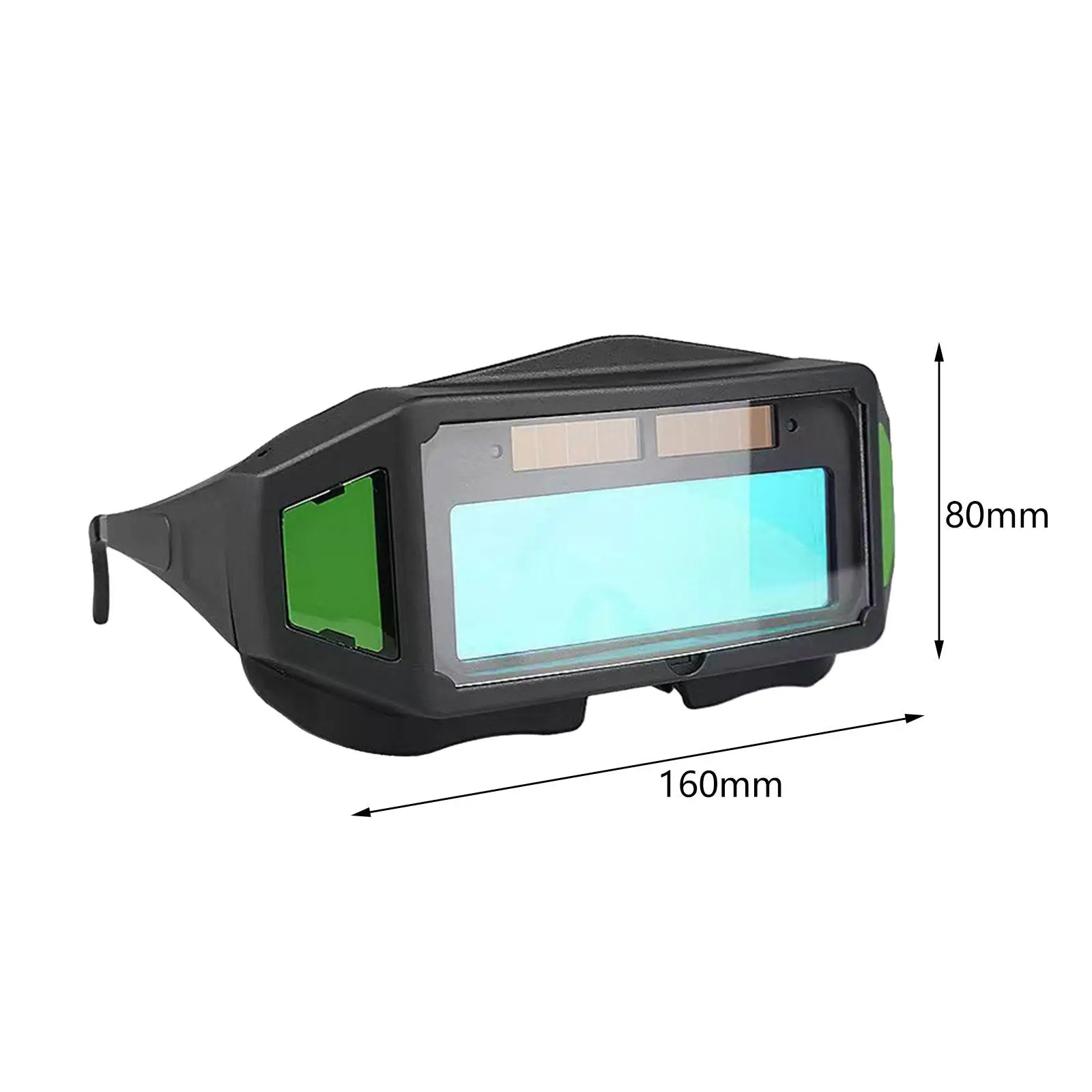Welding Goggles com Auto Escurecimento Light Change, Óculos para Grinding Gás Welding
