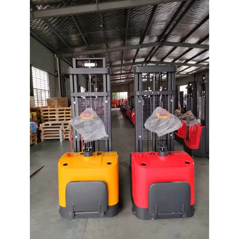 Cheap Price 1.5t 3300lbs 3.0m 3.5m 4.0m Mini Full Electric Stacker Pallet Stacker Fork Lift Foundry Direct Sale