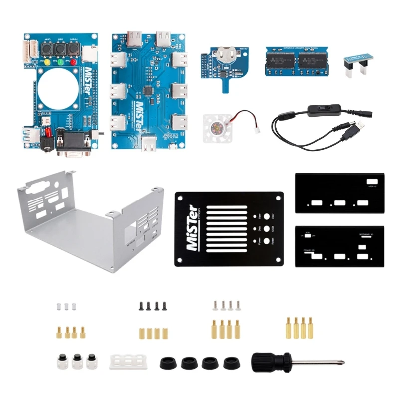 

Professional DIY Metal for Case Kit for Mister FPGA Core Control Terasic DE10-Nano Main Board I/O Board