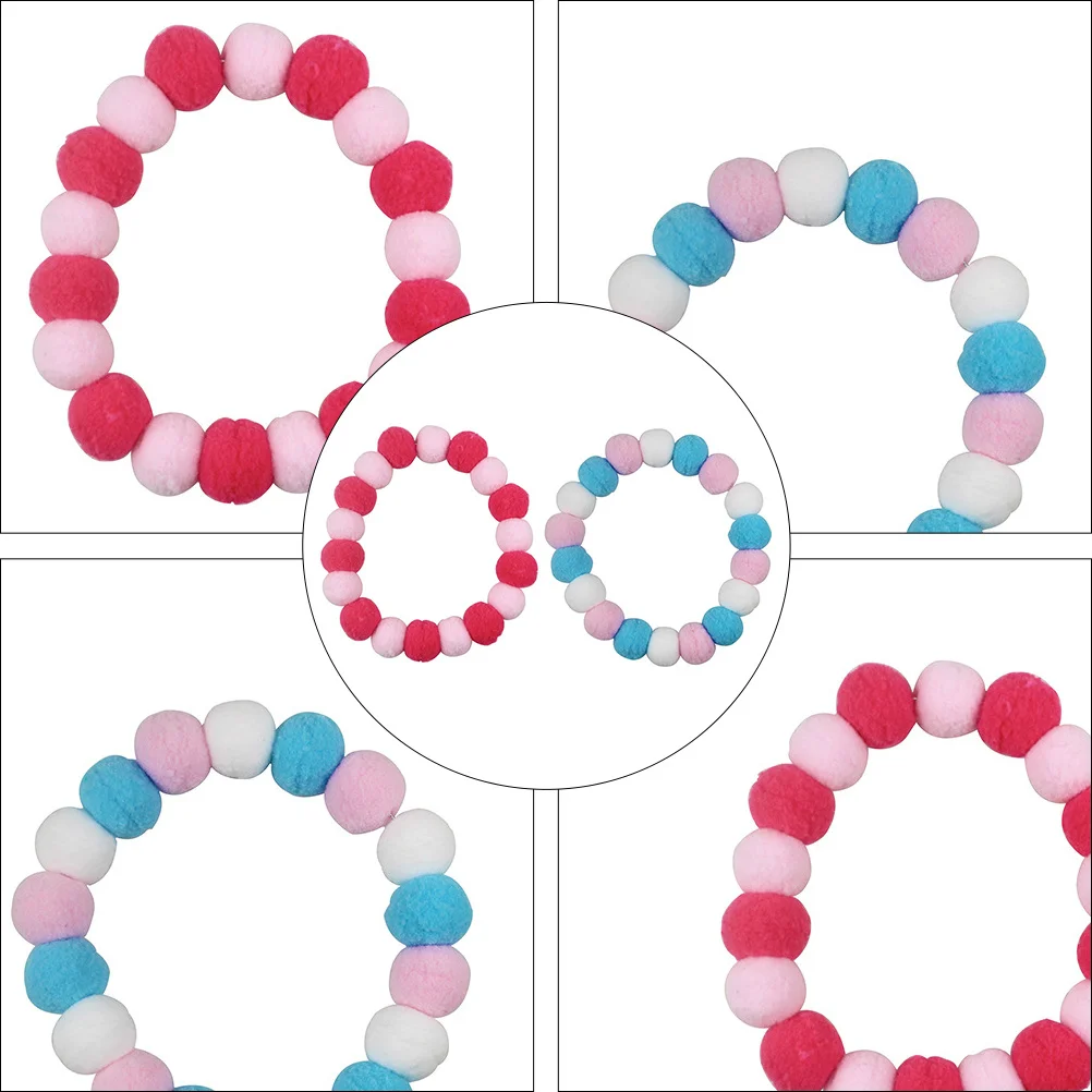 

2Pcs Colorful Pet Collar Set Lightweight Cat Puppy Necklace for Outdoor Party Birthday Gift Cat Collar Dog Necklace