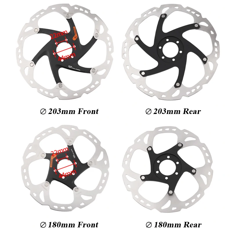 SHIMANO Deore XT RT86 160MM 180MM 203MM Bike Brake Disc 6 Bolt Ice Point Technology MTB Mountain Bicycle Disc Bike Parts image 3