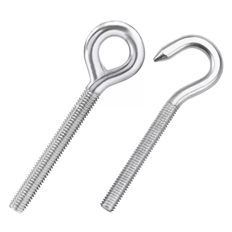 1pcs M4-M24 304 Stainless Steel Sheep Eye screw Bolt Ring/Hook Screws Ring Hanging Hook Suspension Fasteners Tool