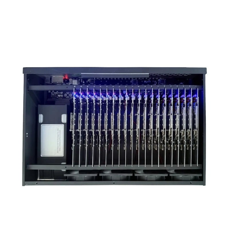 Mobile Phone Farm Box 20 Ports Android Sync Manager for Social Media Marketing TikTok Instagram WhatsApp Multi Account
